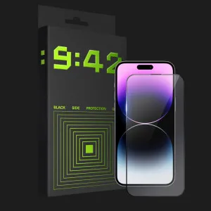 Захисне скло 9:42 BlackSide для iPhone 14 Pro Max в Хмельницькому