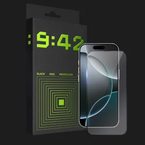 Защитное стекло 9:42 BlackSide для iPhone 17/16 Pro в Хмельницком