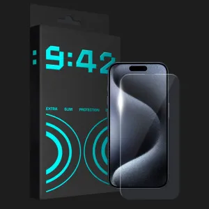 Защитное стекло 9:42 Slim для iPhone 15 Pro в Хмельницком