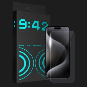Защитное стекло 9:42 Slim для iPhone 15 Pro Max в Хмельницком