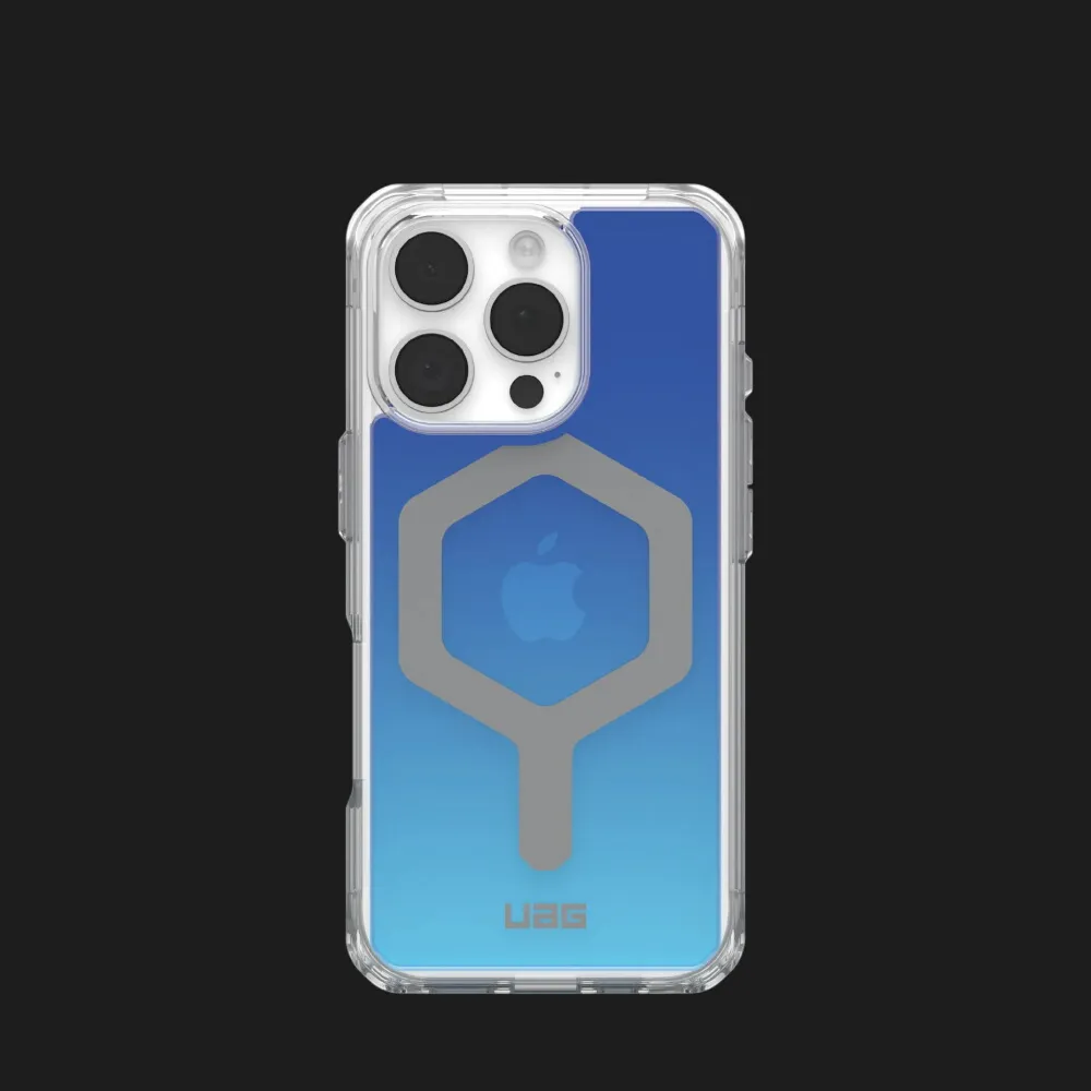 Чохол UAG Plyo Magsafe для iPhone 16 Pro (Blue Ombre)