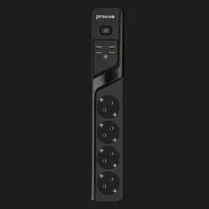 Мережевий фільтр Proove Power Strip P-04 (4 розетки + 4 USB + 2 Type-C) 2М в Берегові