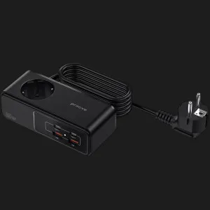 Мережевий фільтр Proove Homester Pro 65W (Розетка + 2 Type-C + 2 USB) 1.5M в Берегові