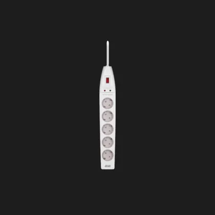 Сетевой фильтр 2E 5xТип F, 3x1.5mm кв, 16A, 3m (White) в Луцке