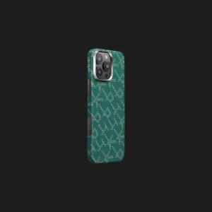 Чохол Pitaka Monogram Tactile Woven Case для iPhone 16 Pro Max (Gold/Green) в Хмельницькому