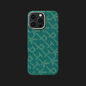 Чохол Pitaka Monogram Tactile Woven Case для iPhone 16 Pro Max (Gold/Green) в Хмельницькому