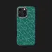 Чехол Pitaka Monogram Tactile Woven Case для iPhone 16 Pro Max (Gold/Green)