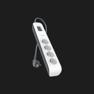 Мережевий фільтр Belkin 4хТип F, 3x1.5мм кв, 16А з захистом від перенапруги, 2м (White) в Берегові