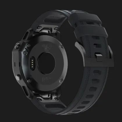 Ремінець Silicone Fit для Garmin Fenix 20mm (Black) в Рівному
