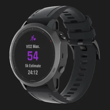 Ремінець Silicone Fit для Garmin Fenix 20mm (Black) в Рівному