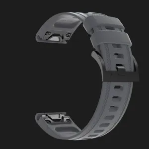 Ремінець Silicone Fit для Garmin Fenix 20mm (Gray)