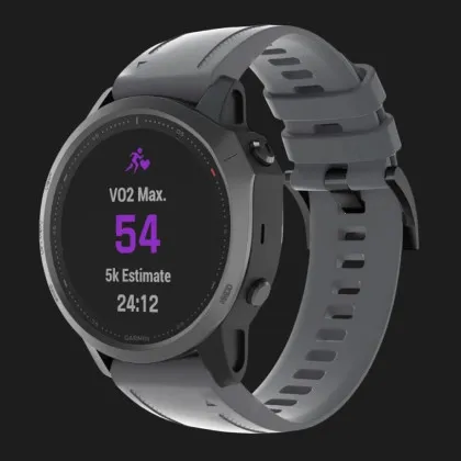 Ремінець Silicone Fit для Garmin Fenix 20mm (Gray) в Рівному