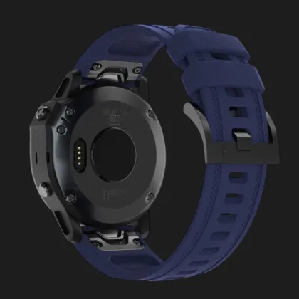 Ремінець Silicone Fit для Garmin Fenix 20mm (Midnight Blue) в Рівному