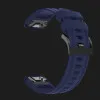 Ремешок Silicone Fit для Garmin Fenix 20mm (Midnight Blue)