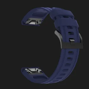 Ремінець Silicone Fit для Garmin Fenix 20mm (Midnight Blue)