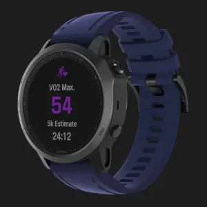 Ремінець Silicone Fit для Garmin Fenix 20mm (Midnight Blue)