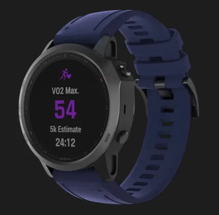 Ремешок Silicone Fit для Garmin Fenix 20mm (Midnight Blue)
