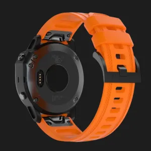 Ремешок Silicone Fit для Garmin Fenix 20mm (Orange)