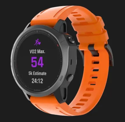 Ремешок Silicone Fit для Garmin Fenix 20mm (Orange)