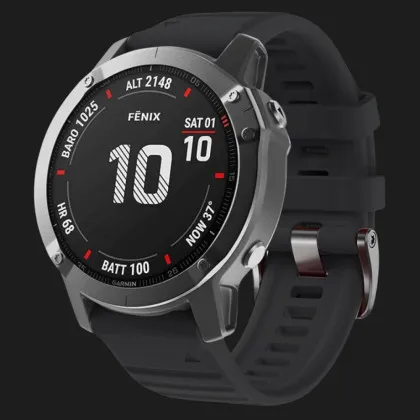 Ремінець Silicone Fit для Garmin Fenix 22mm (Black) в Рівному