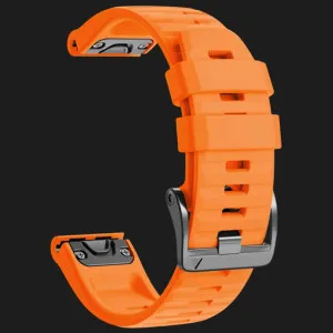 Ремінець Silicone Fit для Garmin Fenix 26mm (Orange)