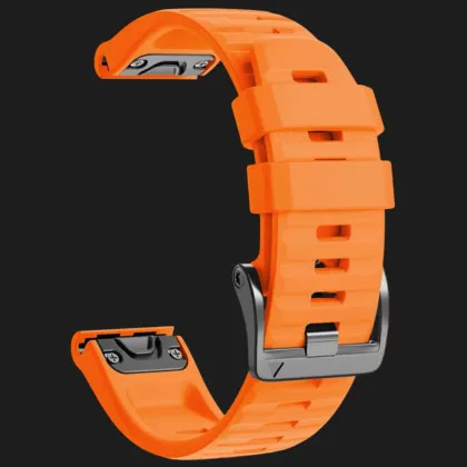 Ремешок Silicone Fit для Garmin Fenix 26mm (Orange) в Сумах