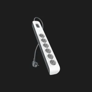 Мережевий фільтр Belkin 6хТип F, 3x1.5мм кв, 16А, з захистом від перенапруги, 2м (White) в Берегові