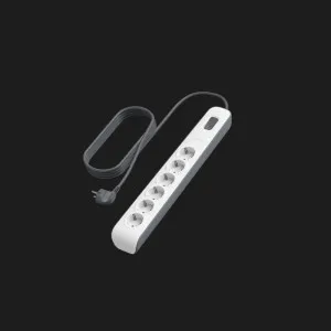 Мережевий фільтр Belkin 6хТип F, 3x1.5мм кв, 16А, з захистом від перенапруги, 2м (White) в Берегові