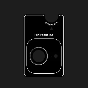 Захисне скло 9:42 для камери iPhone 17e/16e (Black) в Хмельницькому