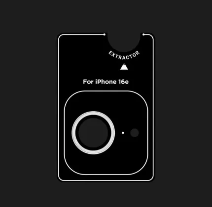 Защитное стекло SKLO для камери iPhone 16e (Clear)