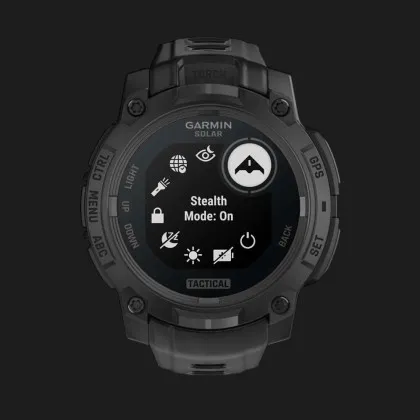 Garmin Instinct 3 45mm Solar Tactical Edition Black with Black Band в Миколаєві