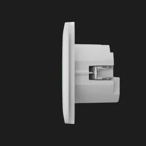 Розумна вбудована розетка Ajax Outlet [type F] Jeweler (White) в Сваляві