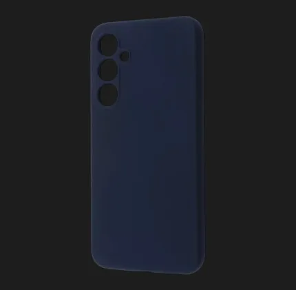 Чехол Silicone Case для Samsung A35 (Midnight Blue)