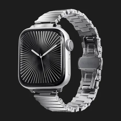 Ремінець LAUT LINKS MARCH для Apple Watch 44/45/46/49mm (Silver) у Львові