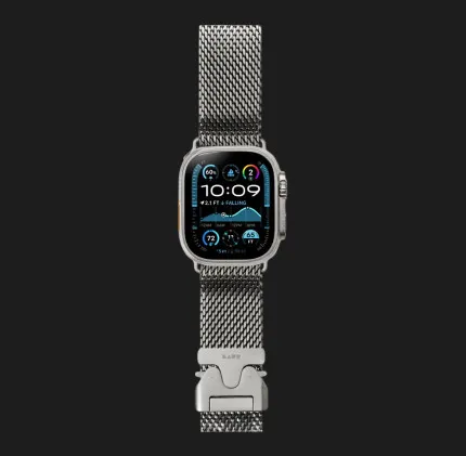 Ремінець LAUT SATURN LOOP для Apple Watch 44/45/46/49mm (Silver)