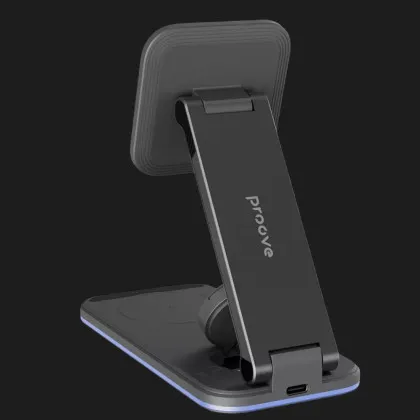 Безпровідна зарядка Proove Energy Fold 3 in 1 (Black) у Львові