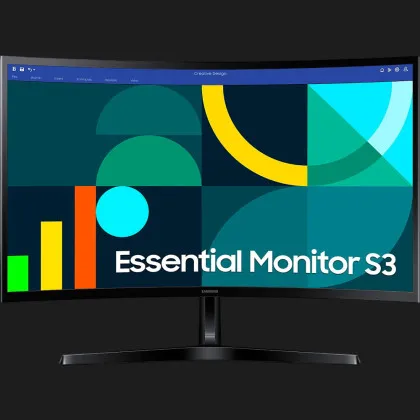 Монітор Samsung 27" Essential S3 VA 100Hz LS27D366GAIXCI (UA) в Тернополі
