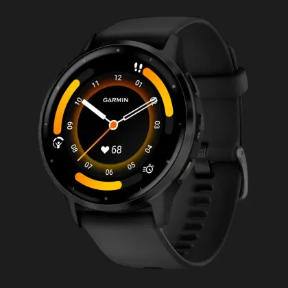 Garmin Venu 3 Slate Stainless Steel Bezel with Black Case and Silicone Band в Житомирі