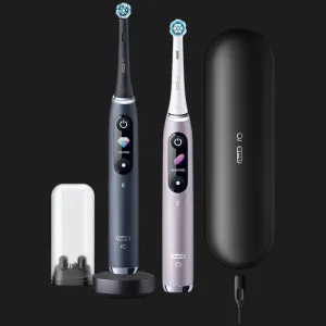 Набор зубных электрощеток BRAUN Oral-B iO Series 9 DUO (Pink/Black) в Александрии