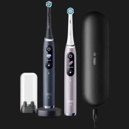 Набір зубних електрощіток BRAUN Oral-B iO Series 9 DUO (Pink/Black) у Вараші