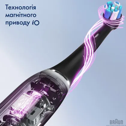 Набір зубних електрощіток BRAUN Oral-B iO Series 3 Duo (Black/Blue) у Луцьк