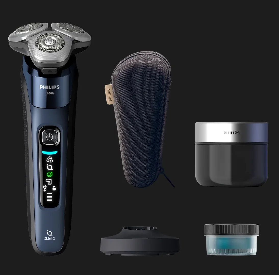 Електрична бритва Philips Series i9000 Prestige SkinIQ (Dark Blue/Black)