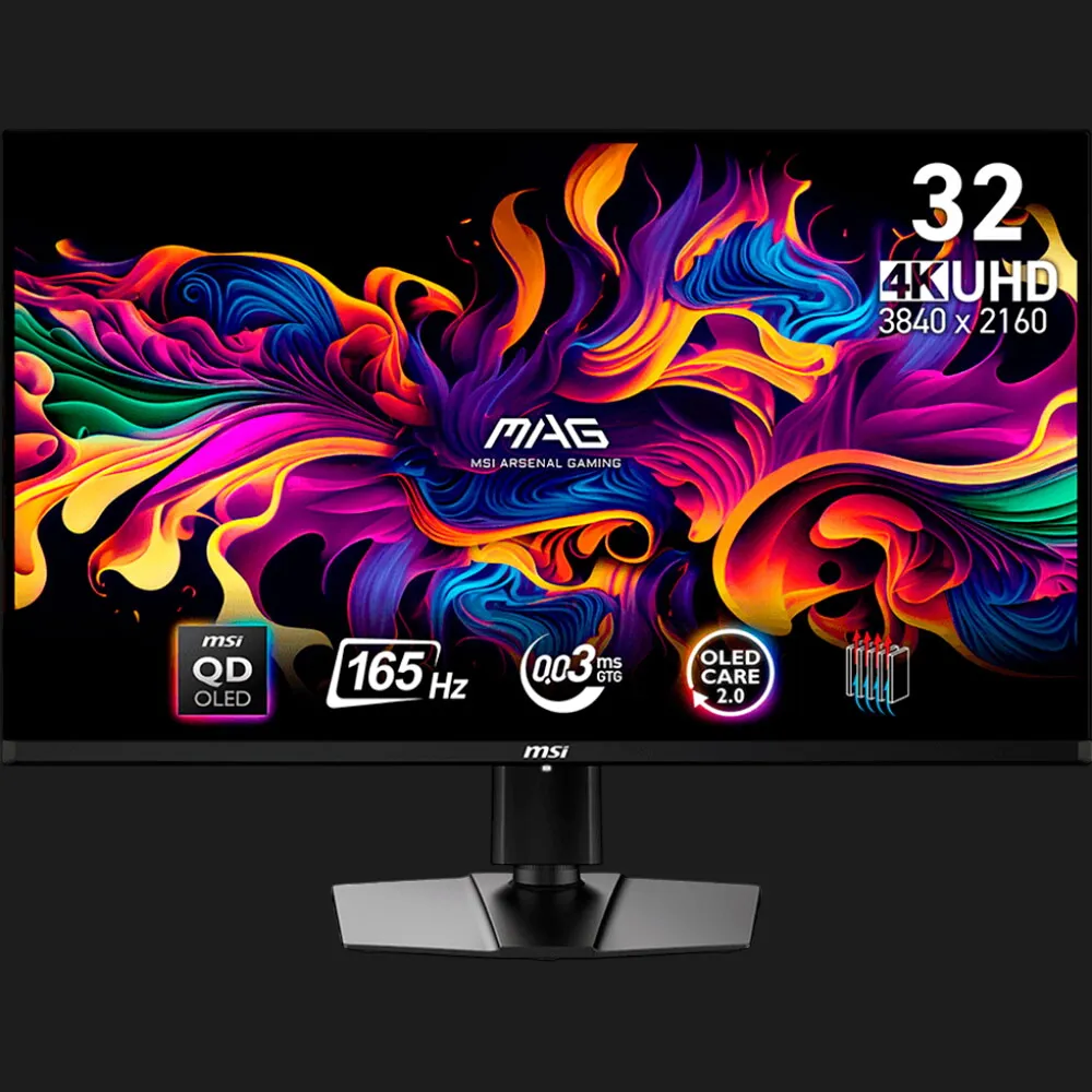 Монітор MSI 31.5" MAG 321UP QD-OLED 165Hz (UA)