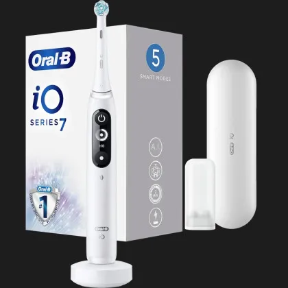 Зубна електрощітка BRAUN Oral-B iO Series 7 (White Alabaster) в Чорткові