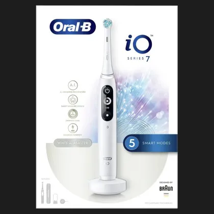 Зубна електрощітка BRAUN Oral-B iO Series 7 (White Alabaster) в Чорткові