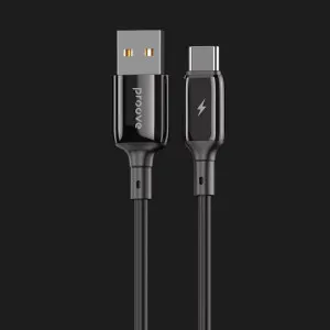 Кабель Proove Flex Metal Type-C 2.4A (1m) (Black) в Полтаві