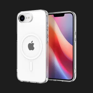 Чехол Spigen Liquid Crystal with MagSafe для iPhone 16E/17E (Clear White)