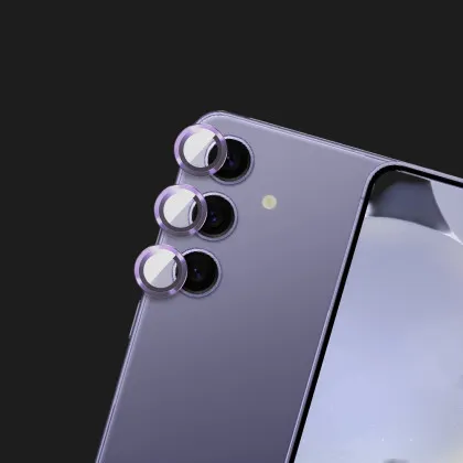 Захисне скло Monblan для камери Samsung S24 Metal Ring Series (Purple) в Хусті