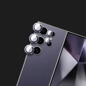 Защитное стекло Monblan для камери Samsung S24 Ultra Metal Ring Series (Purple) в Хмельницком