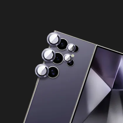 Захисне скло Monblan для камери Samsung S24 Ultra Metal Ring Series (Purple) в Хусті